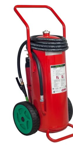 Estintore Carrellato 19508-701 - GW50A a Schiuma Senza Fluoro Green Wave da 50 Litri pressurizzato al momento dell'uso