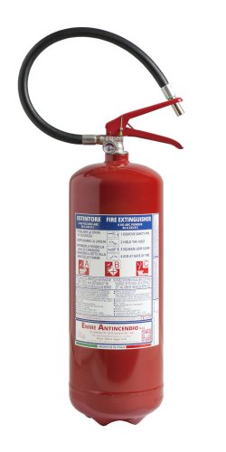 Dry Powder Portable fire extinguisher kg 6 - Model 21063-59 - 34A 233BC - UNI EN 3-7 - PED 2014/68/UE