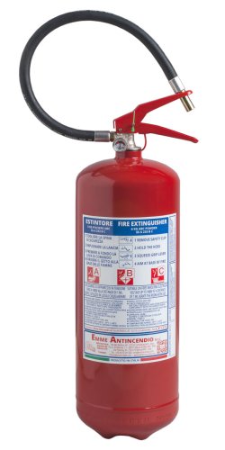 Estintore portatile Kg 6 Polvere - 55 A 233 B C - Codice 21065-35 Con Clip