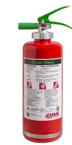 Estintore a schiuma senza fluoro Green Wave da 3 litri - 13A 55B 25F