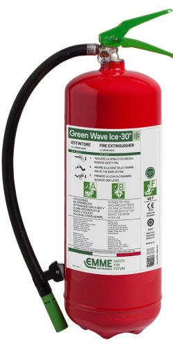 Estintore a schiuma senza fluoro Green Wave Ice -30° da 6 litri - 21A 144B 40F - Modello 22062-950 - GW6P-30