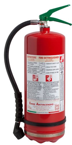 Estintore Litri 6 Schiuma - 34A 233B 75F - Dolomiti 6 - 22063-1 -  EN 3/7 - PED 2014/68/UE