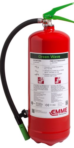 Estintore a Schiuma Senza Fluoro "Green Wave" da 6 Litri - Modello 22064-500 - GW6Plus