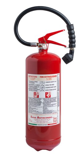 6 L Foam Fire Extinguisher EN 3-7:2008 27A 233 B PED 2014/68/EU Model 22066-21