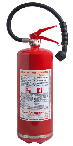 6 L Foam Fire Exstinguisher EN 3-7 - 27 A 233 B PED 2014/68/UE Model 22066-41