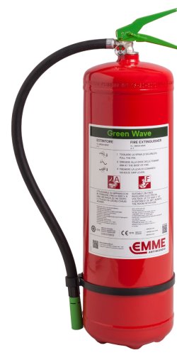 Estintore Green a Schiuma Senza Fluoro "Green Wave" da 9 Litri - Modello 22095-500 - GW9Plus