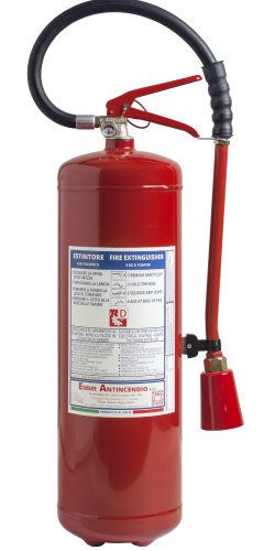 Estintore portatile Polvere  9 kg – Modello 25099 – UNI EN 3/7 - PED 2014/68/UE