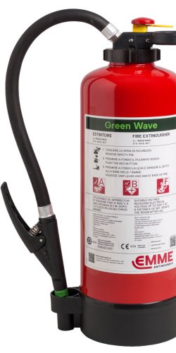 Estintore Green a Schiuma Senza Fluoro "Green Wave" da 6 Litri - Modello 32066-721 - GW6AX