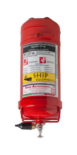 kg 3 "Mare Easy Series" automatisches Feuerlöschsystem mit HFC-Gas - 11039-3 - RINA-zertifiziert