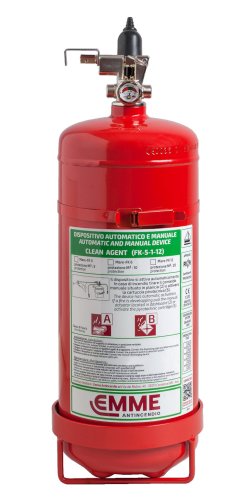 Sistema Antincendio a Spegnimento Localizzato a Gas FK-5-1-12 - Serie Mare FK -  Certificato RINA