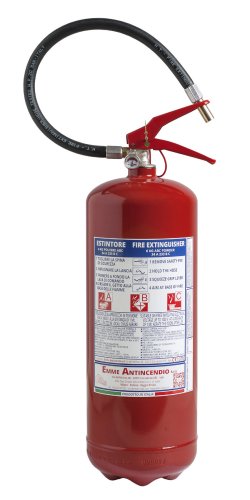 Estintore kg 6 Polvere - Codice 21063-55 - 34 A 233 B C - UNI EN 3-7 - PED 2014/68/UE