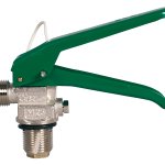 VALVOLA KG. 2/5 PER CO2 AMAGNETICA PARALLELA CON LEVA VERDE