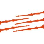 Sigillo per spina di sicurezza - colore rosso - Lunghezza 35mm