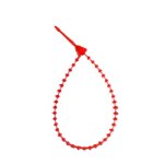 Sigillo Zigrinato per cartellino - colore rosso- Lunghezza 15 cm