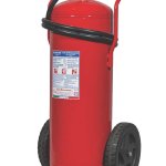 100 Kg Powder WHEELED FIRE EXTINGUISHER - A IV B C - MED 2014/90/UE- Code 16118