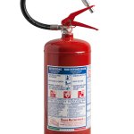 Estintore kg 6 polvere 34A-233BC "M6 EXPO" 21063-71 / 1855-1 Valvola CPF Rossa, manometro Ebur e barcode