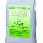 Polvere assorbente universale vegetale ignifuga multisorb-c in sacco da kg 6.5