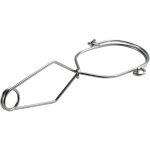 Pinza di ancoraggio per moschettoni