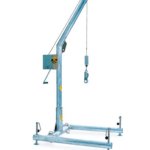 Gruetta a braccio girevole portatile con verricello per il recupero ml.30