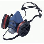 Semimaschera valuair plus doppio filtro a baionetta (escluso filtri)