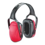 Cuffia antirumore mach 1 con coppe di colore rosso snr 23