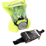 Kit portatile opengo per la prot. da gas/vapori/aerosol filtro abek1p3 e marsupio di trasp. con cintura