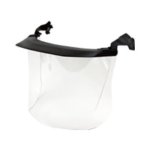 Visiera verde in acetato 225mm da applicare su bardatura 6224