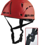 Elmetto colore rosso per lavori in altezza modello miller