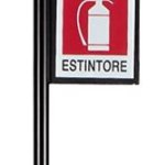 Cartello per piantana nera 0457 (1794)