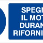 SPEGNERE IL MOTORE DURANTE IL RIFORNIMENTO RETTANGOLARE (1060)