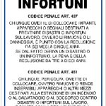 CARTELLO IN ALLUMINIO FORMATO MM 330X470 NORMA PREVENZIONE INFORTUNI (1101B)