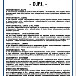 CARTELLO IN ALLUMINIO FORMATO MM 330X470 DISP.PROVEZ.INDIVIDUALE D.P.I. (1107B)