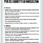 CARTELLO IN ALLUMINIO FORMATO MM 330X470 NORMA ADDETTI MAGAZZINI (1151B)