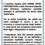 CARTELLO IN ALLUMINIO FORMATO MM 330X470 ATTENZIONE! (1215B)