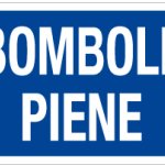 CARTELLO IN ALLUMINIO FORMATO MM 230X230 BOMBOLE PIENE (1305B)