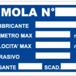 CARTELLO IN ALLUMINIO FORMATO MM 230X230 MOLA (1312A)