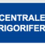 CARTELLO IN ALLUMINIO FORMATO MM 230X230 CENTRALE FRIGORIFERA (1451A)