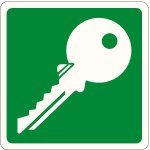 PITTOGRAMMA CHIAVE DI EMERGENZA (1719)