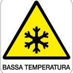 CARTELLO IN ALLUMINIO FORMATO MM 330X350 BASSA TEMPERATURA (189B)