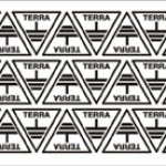 FOGLIO DISTRIBUTORE FORMATO MM 185X85 DA 30 ETICHETTE SIMBOLO TERRA E SCRITTA (2319)