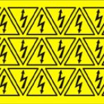 Foglio Distributore Formato Mm 185x85 Da 30 Et. Pittogramma Folgore