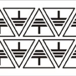 FOGLIO DISTRIBUTORE FORMATO MM 200X110 DA 10 ETICHETTE SIMBOLO TERRA (2321)