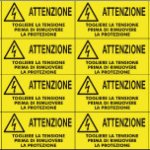 Foglio Distributore Formato Mm 330x170 Da 16 Et Attenzione Togliere Tens Prima Rimuo