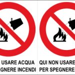 FOGLIO DISTRIBUTORE FORMATO MM 250X160 DA 2 ETICHETTE QUI NON USARE ACQUA PER SP INC (P0112370)