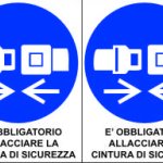 Foglio Distributore Formato Mm 250x160 Da 2 Et Obbligatorio Allac Cintura Sic