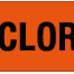 ETICHETTA AUTOADESIVA FORMATO MM 330X70 ACIDO CLORIDRICO (2462)