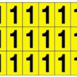 (NUMERO SINGOLO) 30 PZ (26001GN)