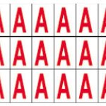 (LETTERA SINGOLA) 30 PZ (2600ABR)