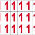 (NUMERO SINGOLO) 60 PZ (26031BR)