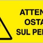 ATTENZIONE OSTACOLI SUL PERCORSO RETTANGOLARE (320)
